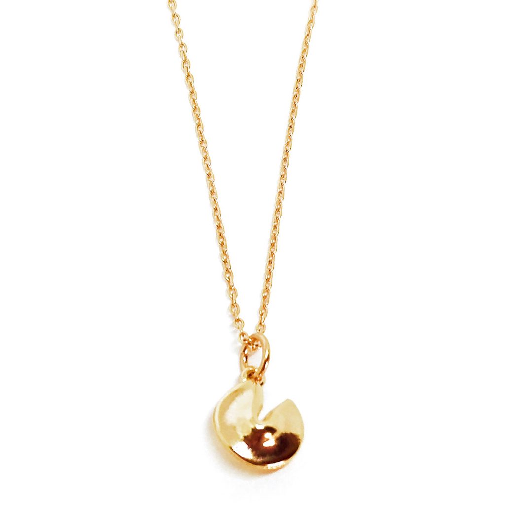 Wundervoll, Fortune Cookie, Necklace, Chinese New Year Edition, fine jewelry, gold