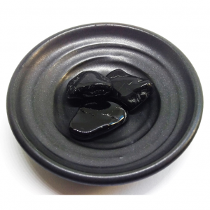 BE Wundervoll Bowl Healingstones Love Light Turmalin Rosenquarz Amethyst Bergkristall Keramik handmade