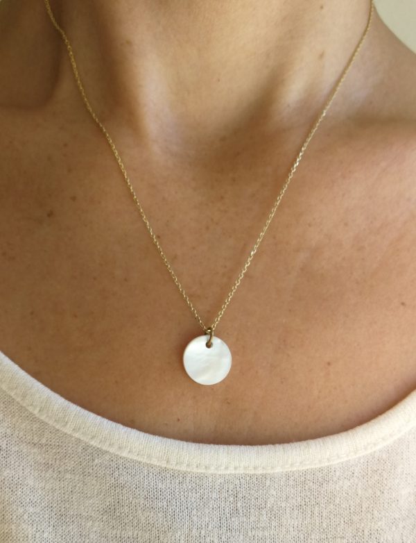 Punto necklace souvenir del mar collection perlmutt wundervoll