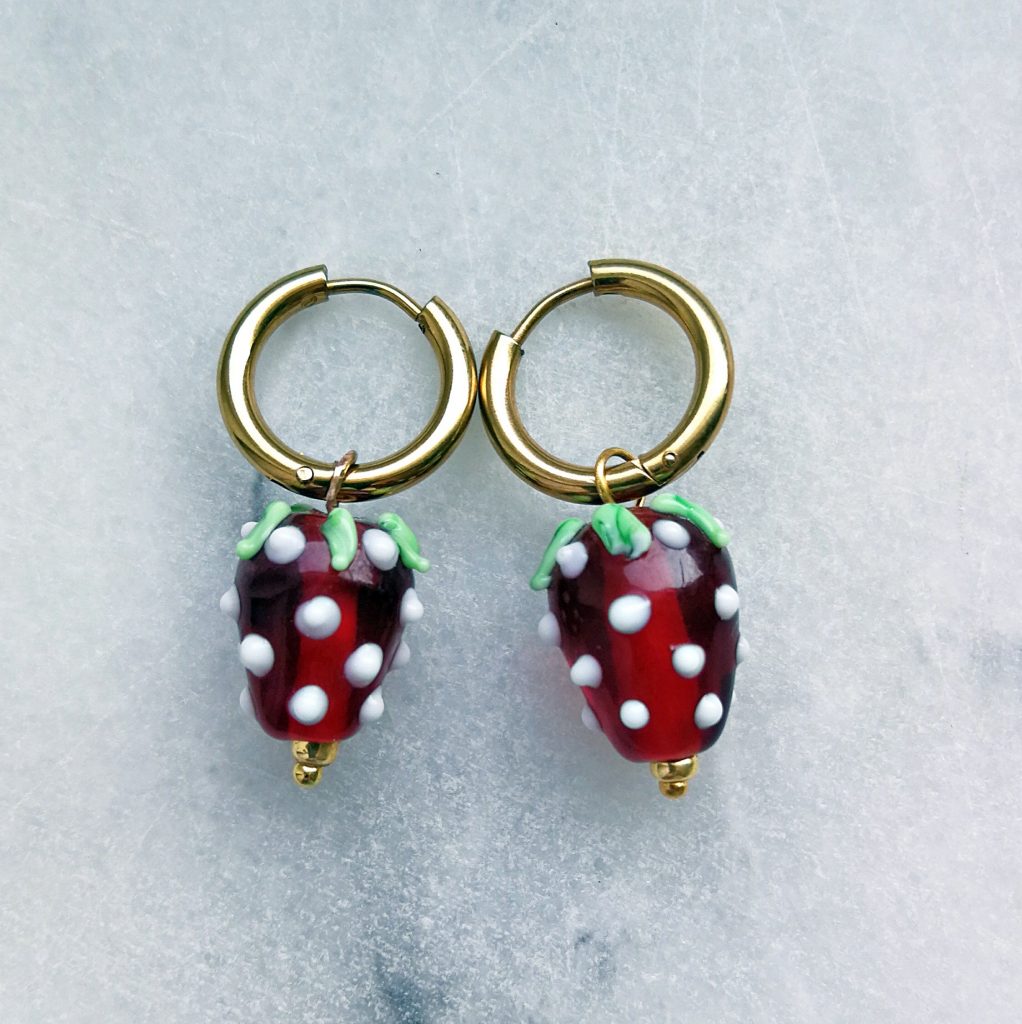 WUNDERVOLL Amore Collection Creolen Giulia Muranoglas