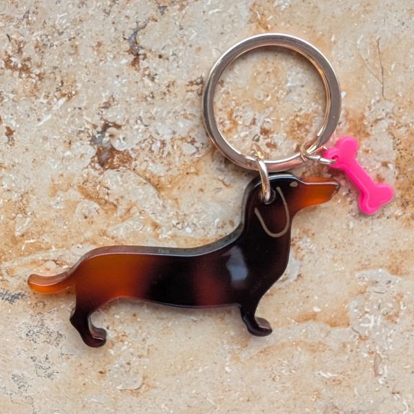 Dachshund Keyring