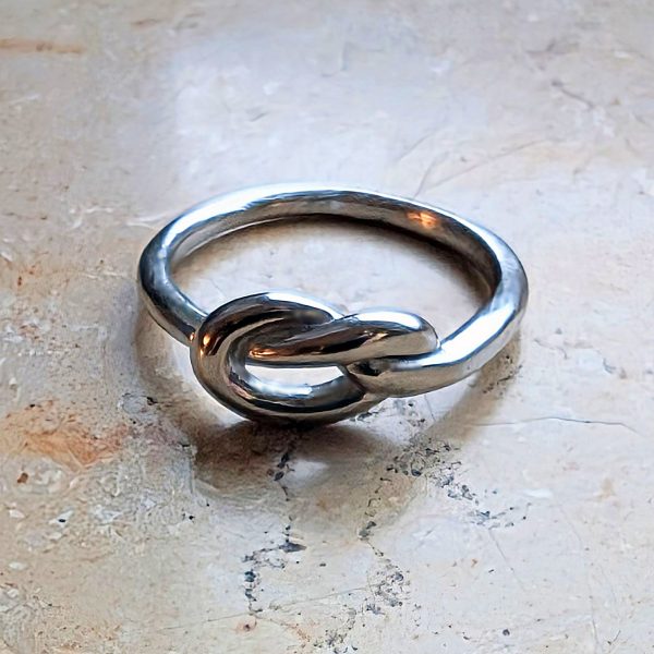 The Love Knot Ring - Silber