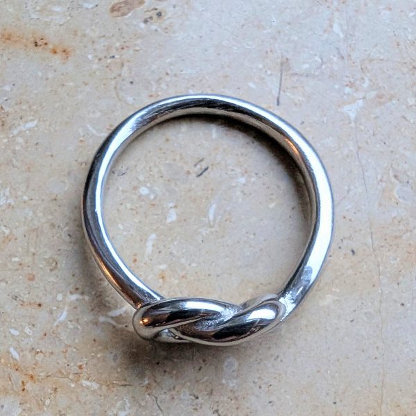The Love Knot Ring - Silber
