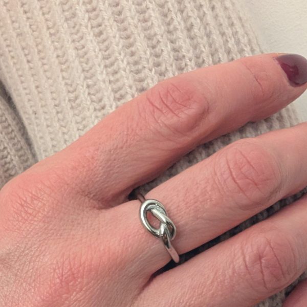 The Love Knot Ring - Silber