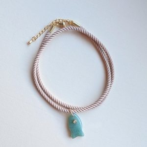 AVENTURINE FISH CORD NECKLACE